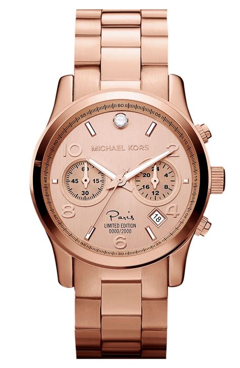 michael kors runway paris watch|Michael Kors runway chronograph watch.